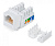 Модуль WRline WR-KJ-RJ45-C5E-90 информ. KeystoneRJ45 1 кат.5E UTP бел. (упак.:1шт)
