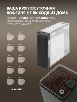 Кофемашина Polaris PACM 2071AC 1450Вт черный - купить недорого с доставкой в интернет-магазине