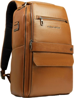 Рюкзак мужской Piquadro Solm CA7021S141/BE песочный кожа - купить недорого с доставкой в интернет-магазине