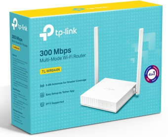 Роутер беспроводной TP-Link TL-WR844N N300 10/100BASE-TX белый - купить недорого с доставкой в интернет-магазине