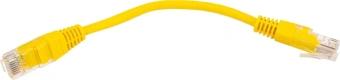Патч-корд Lanmaster TWT-45-45-0.15-YL UTP RJ-45 вил.-вилка RJ-45 кат.5E 0.15м желтый ПВХ - купить недорого с доставкой в интернет-магазине