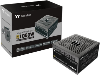Блок питания Thermaltake ATX 1050W Toughpower GF A3 Gen.5 80+ gold 24pin APFC 120mm fan 12xSATA Cab Manag RTL - купить недорого с доставкой в интернет-магазине