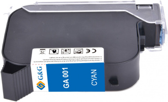 Картридж струйный G&G GA-001C голуб.пигм. (42мл) для G&G GG-HH1001 с чипом - купить недорого с доставкой в интернет-магазине