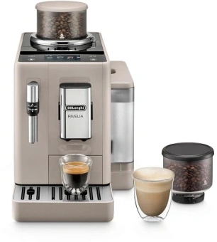 Кофемашина Delonghi Rivelia EXAM440.35.BG 1450Вт бежевый - купить недорого с доставкой в интернет-магазине