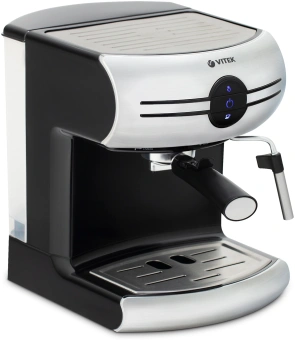 Кофеварка рожковая Vitek VT-1507 1050Вт - купить недорого с доставкой в интернет-магазине