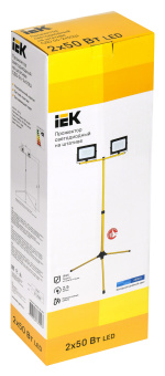 Прожектор уличный IEK СДО светодиодный 100Втчерный (LPDO606-2X050-65-K02) - купить недорого с доставкой в интернет-магазине