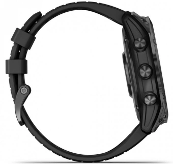 Смарт-часы Garmin Epix Pro gen.2 51мм 1.4" AMOLED корп.серый рем.черный (010-02804-21) - купить недорого с доставкой в интернет-магазине