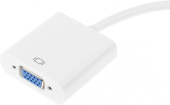 Переходник miniDisplayPort (m) VGA (f) белый - купить недорого с доставкой в интернет-магазине