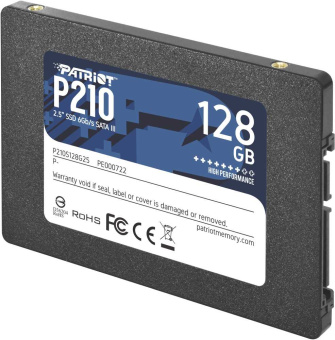 Накопитель SSD Patriot SATA-III 128GB P210S128G25 P210 2.5" - купить недорого с доставкой в интернет-магазине