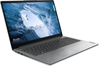 Ноутбук Lenovo IdeaPad 1 15IAU7 Core i3 1215U 8Gb SSD512Gb Intel UHD Graphics 15.6" TN FHD (1920x1080) noOS grey WiFi BT Cam (82QD00EJUE) - купить недорого с доставкой в интернет-магазине