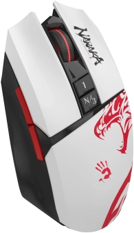 Мышь A4Tech Bloody R36 Ultra белый/черный/красный оптическая 12000dpi беспров. USB 7but (R36 ULTRA NARAKA USB) - купить недорого с доставкой в интернет-магазине