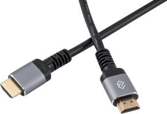 Кабель аудио-видео Digma HDMI (m)/HDMI (m) 2м. позолоч.конт. черный (D-HDMI-V2.0-2M) - купить недорого с доставкой в интернет-магазине