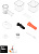 Соковыжималка шнековая Kitfort КТ-1110-2 150Вт белый/оранжевый