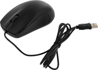 Мышь Defender MB-160 черный оптическая 1000dpi USB для ноутбука 2but (52160) - купить недорого с доставкой в интернет-магазине