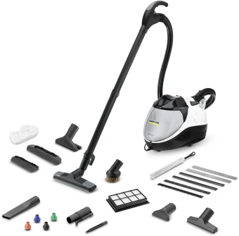 Пароочиститель напольный Karcher SV 7 2200Вт белый/черный - купить недорого с доставкой в интернет-магазине