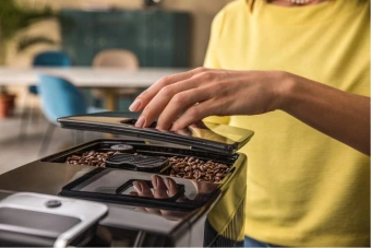 Кофемашина Delonghi Dinamica ECAM 350.50.B 1450Вт черный - купить недорого с доставкой в интернет-магазине