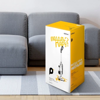 Швабра паровая Kitfort КТ-1072 1300Вт белый/черный - купить недорого с доставкой в интернет-магазине