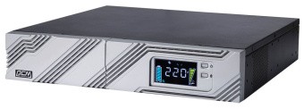 Источник бесперебойного питания Powercom Smart King RT SRT-1500A LCD 1350Вт 1500ВА черный - купить недорого с доставкой в интернет-магазине