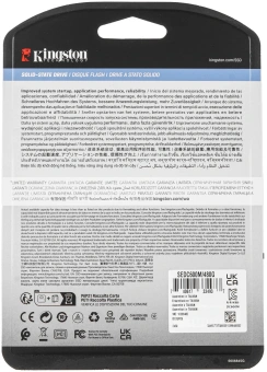 Накопитель SSD Kingston SATA-III 480GB SEDC600M/480G DC600M 2.5" 1 DWPD - купить недорого с доставкой в интернет-магазине