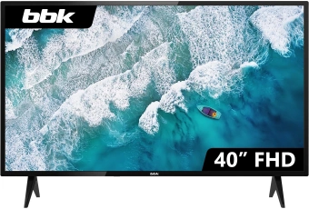 Телевизор LED BBK 40" 40LEM-1057/FTS2C (B) черный FULL HD 60Hz DVB-T2 DVB-C DVB-S2 USB (RUS) - купить недорого с доставкой в интернет-магазине