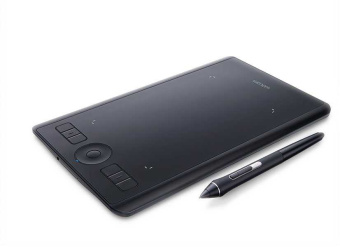 Графический планшет Wacom Intuos Pro PTH-460 Bluetooth/USB черный - купить недорого с доставкой в интернет-магазине