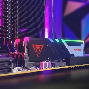 Память DDR5 2x16GB 6800MHz Patriot PVVR532G680C34K Viper Venom RGB RTL Gaming PC5-54400 CL34 DIMM 288-pin 1.4В kit с радиатором Ret - купить недорого с доставкой в интернет-магазине