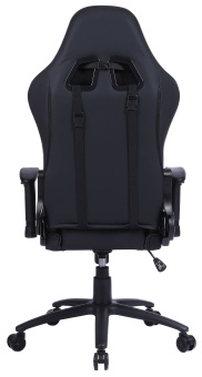 Кресло игровое Cactus CS-CHR-030BL черный эко.кожа с подголов. крестов. сталь - купить недорого с доставкой в интернет-магазине