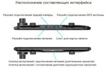 Видеорегистратор TrendVision MR-810 GT черный 2Mpix 1080x1920 1080p 140гр. GPS MSTAR 8336N - купить недорого с доставкой в интернет-магазине