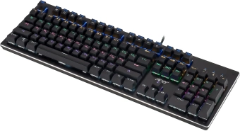 Клавиатура Acer OKW127 механическая черный USB Multimedia for gamer LED (ZL.KBDEE.00H) кабель 1.8м - купить недорого с доставкой в интернет-магазине