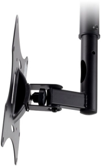 Кронштейн для телевизора Arm Media LCD-1000 черный 10"-37" макс.30кг потолочный поворот и наклон - купить недорого с доставкой в интернет-магазине