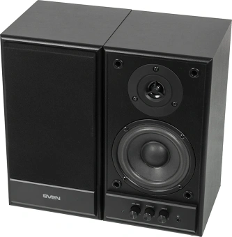 Колонки Sven SPS-702 2.0 черный 40Вт - купить недорого с доставкой в интернет-магазине