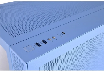 Корпус Thermaltake View 380 TG ARGB Hydrangea синий без БП ATX 6x120mm 2x140mm 1x200mm 2xUSB3.0 audio bott PSU - купить недорого с доставкой в интернет-магазине