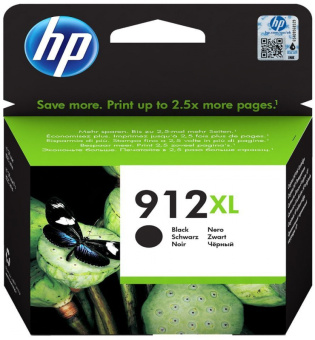 Картридж струйный HP 912XL 3YL84AE черный (825стр.) для HP OfficeJet 801x/802x - купить недорого с доставкой в интернет-магазине