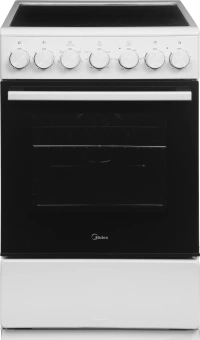 Плита Электрическая Midea MFO-M4E20T6E(WH) белый/черный стеклокерамика (без крышки) - купить недорого с доставкой в интернет-магазине