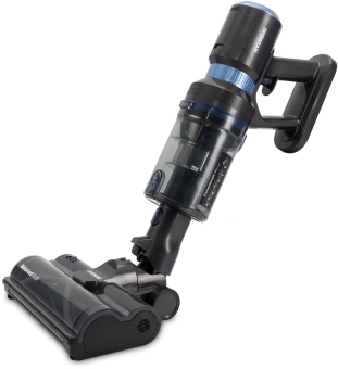 Пылесос ручной Hyundai HYV-S7970 500Вт серый/синий - купить недорого с доставкой в интернет-магазине