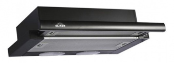 Вытяжка встраиваемая Elikor Интегра 60П-400-В2Л черный управление: кнопочное (1 мотор) - купить недорого с доставкой в интернет-магазине