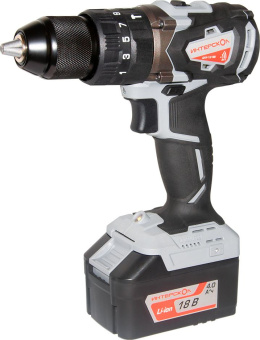 Дрель-шуруповерт Интерскол ДАУ-13/18В аккум. патрон:быстрозажимной (кейс в комплекте) (574.4.1.70) - купить недорого с доставкой в интернет-магазине