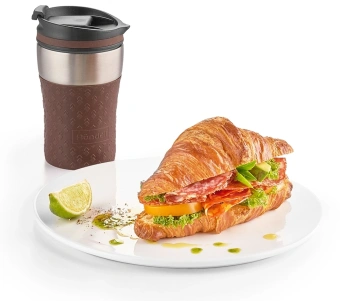 Термокружка для напитков Rondell The Morning Mocco RDS-1162 0.26л. коричневый картонная коробка - купить недорого с доставкой в интернет-магазине