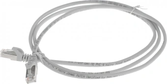 Патч-корд ITK PC01-C5EF-1M5 FTP RJ-45 вил.-вилка RJ-45 кат.5E 1.5м серый ПВХ (уп.:1шт) - купить недорого с доставкой в интернет-магазине