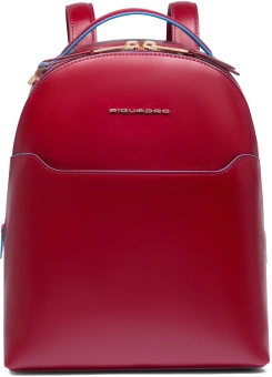 Рюкзак женский Piquadro Blue Square CA6677B2/R красный кожа - купить недорого с доставкой в интернет-магазине