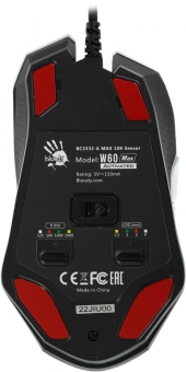 Мышь A4Tech Bloody W60 Max белый оптическая 10000dpi USB 10but (W60 MAX (PANDA WHITE)) - купить недорого с доставкой в интернет-магазине