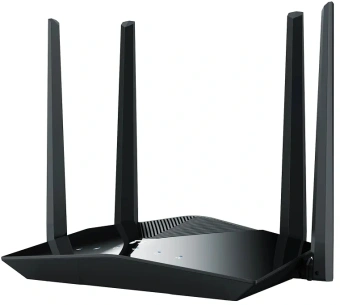 Роутер беспроводной Netis W1500AG AX1500 10/100/1000BASE-TX черный - купить недорого с доставкой в интернет-магазине
