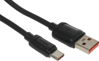 Кабель Hoco X115 51974 USB (m)-USB Type-C (m) 1.2м черный - купить недорого с доставкой в интернет-магазине