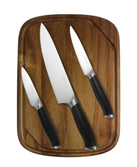 Набор ножей кухон. Rondell Stolz RD-1773 компл.:4предм. разд.дос. черный блистер - купить недорого с доставкой в интернет-магазине