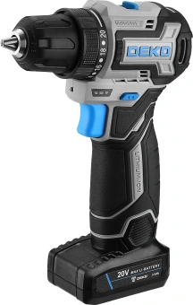 Дрель-шуруповерт Deko Loner 20V PRO аккум. патрон:быстрозажимной (085-1010) - купить недорого с доставкой в интернет-магазине