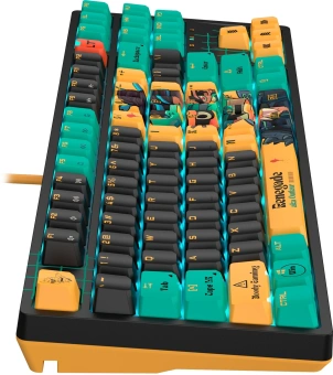 Клавиатура A4Tech AT87 Renegade черный/зеленый USB for gamer LED (AT87) кабель 1.8м - купить недорого с доставкой в интернет-магазине