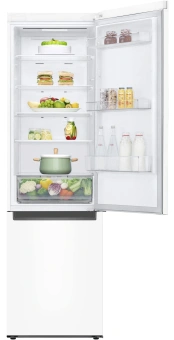 Холодильник LG GA-B509LQYL 2-хкамерн. белый/черный мат. инвертер - купить недорого с доставкой в интернет-магазине