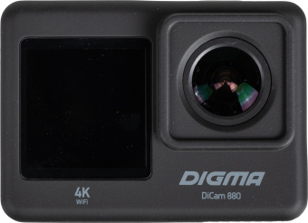 Экшн-камера Digma DiCam 880 черный - купить недорого с доставкой в интернет-магазине