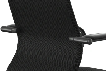 Кресло Метта SU-B-10 черный сиденье черный сетка с подголов. крестов. металл хром - купить недорого с доставкой в интернет-магазине