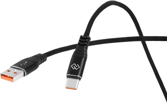 Кабель Digma DG-USBA-С-1M-27W USB (m)-USB Type-C (m) 1м черный - купить недорого с доставкой в интернет-магазине